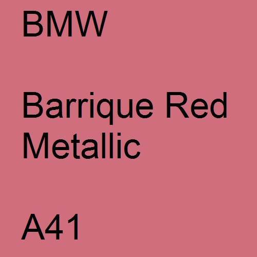 BMW, Barrique Red Metallic, A41.